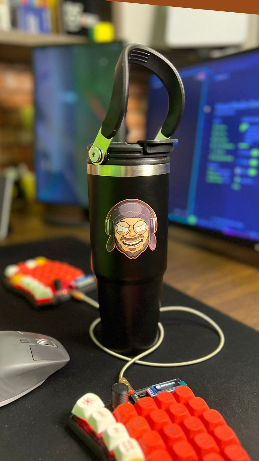 Copo Térmico "A Favor da IA, Contra os Devs" 900ml