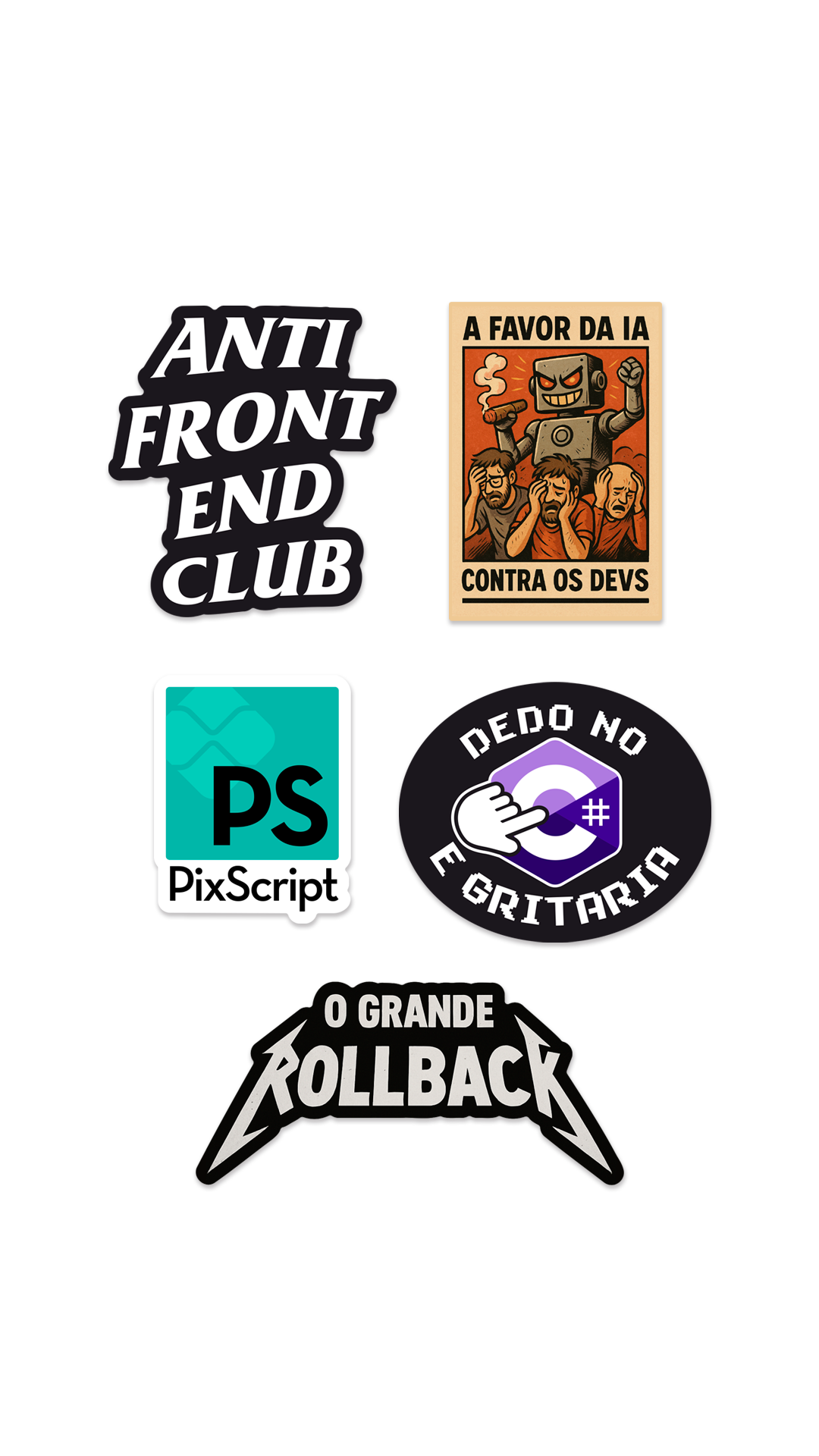 Mini-Pack Adesivos #001