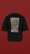 Camiseta Oversized "A Favor da IA, Contra os Devs"
