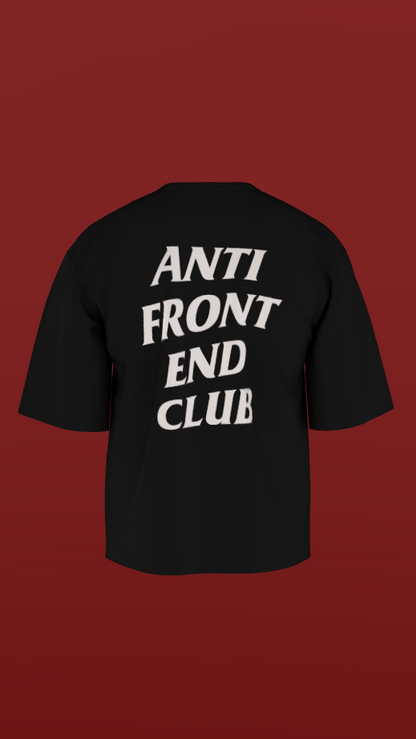 Camiseta Oversized "Anti Front-End Club"
