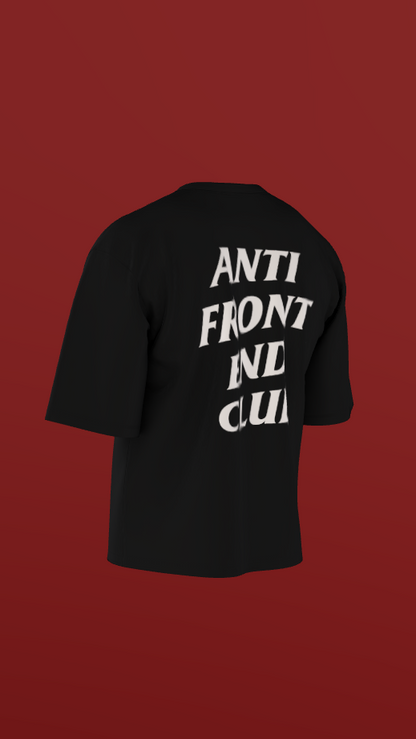 Camiseta Oversized "Anti Front-End Club"