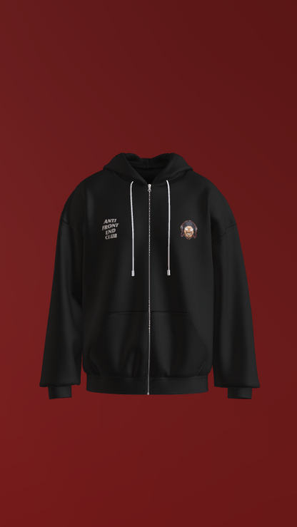 Moletom com Zíper "Anti Front-End Club"