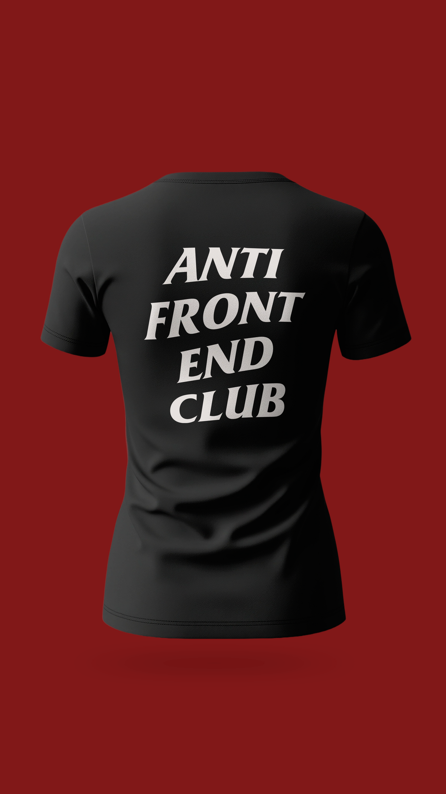 Camiseta Babylook "Anti Front-End Club"