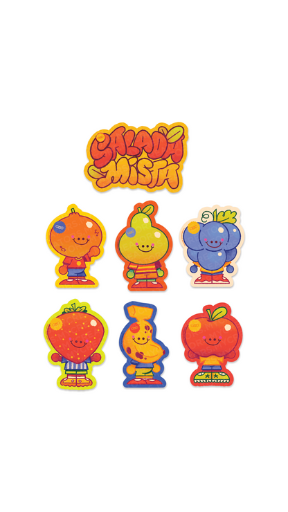 Mini-Pack Stickers "Salada Mista"