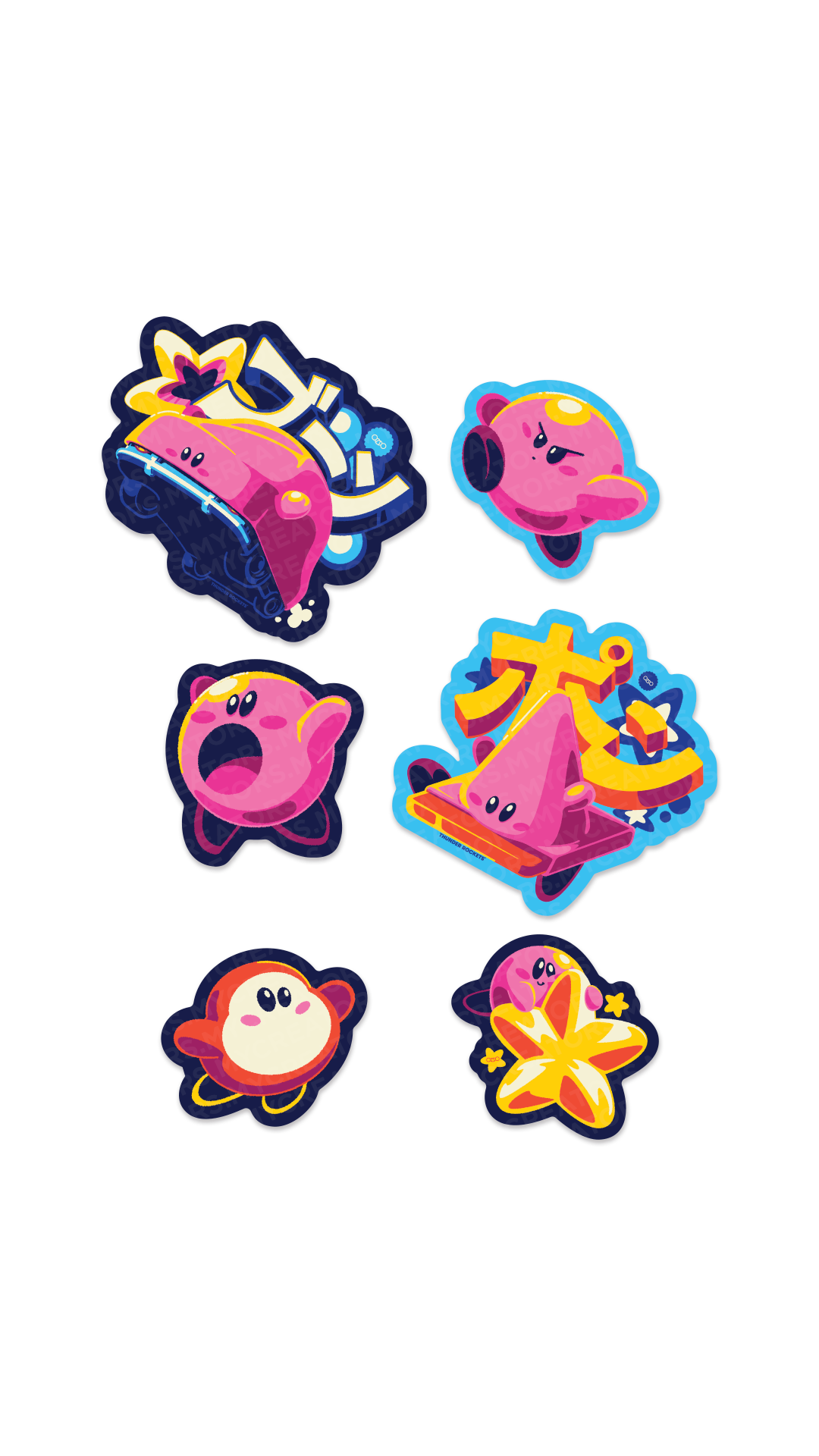 Mini-Pack Stickers "Pinky"